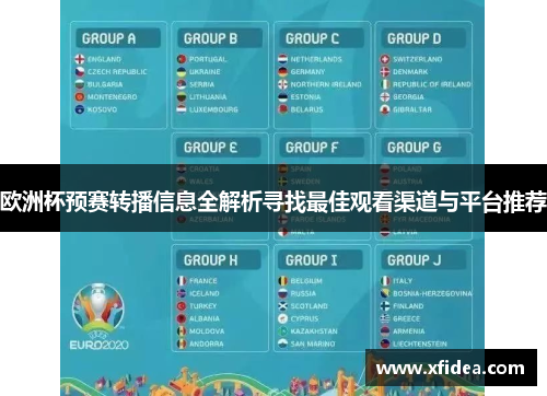 欧洲杯预赛转播信息全解析寻找最佳观看渠道与平台推荐